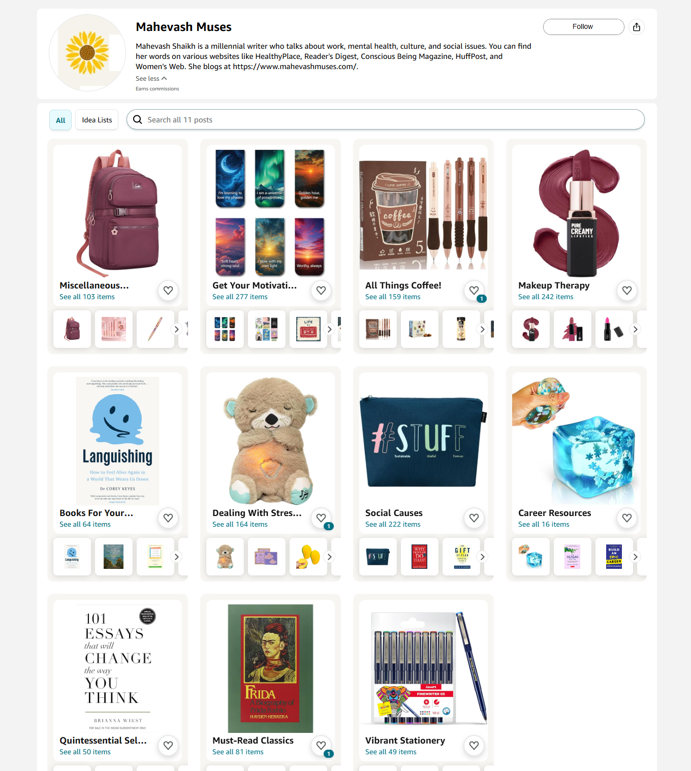 Mahevash Muses Amazon Affiliate