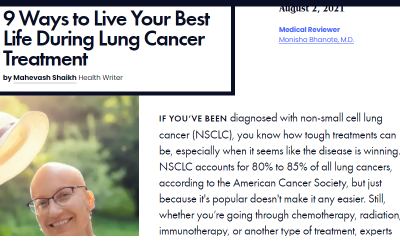 healthcentral lung cancer article